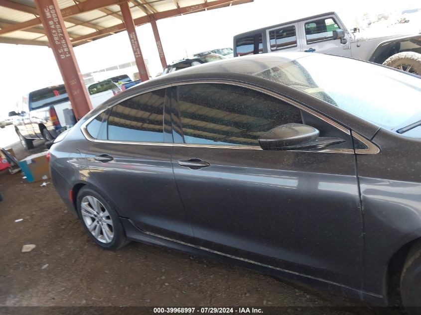 2016 Chrysler 200 Limited VIN: 1C3CCCAB4GN160499 Lot: 39968997