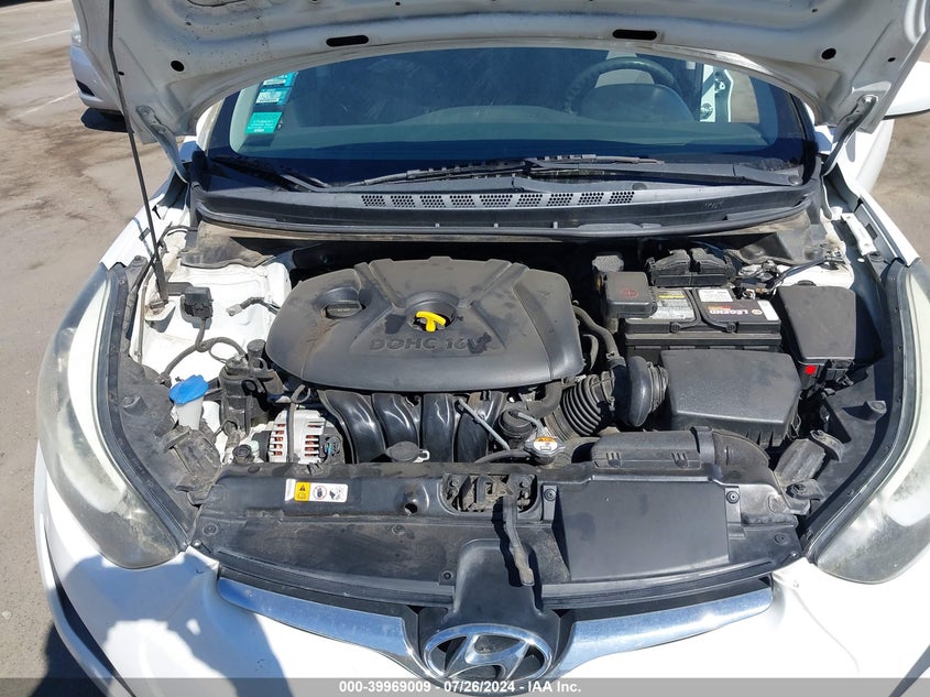 2014 Hyundai Elantra Se VIN: 5NPDH4AE8EH527404 Lot: 39969009