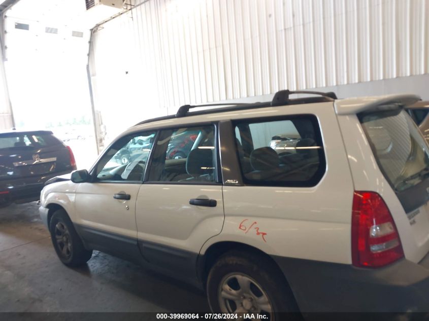 2003 Subaru Forester X VIN: JF1SG63693H745610 Lot: 39969064