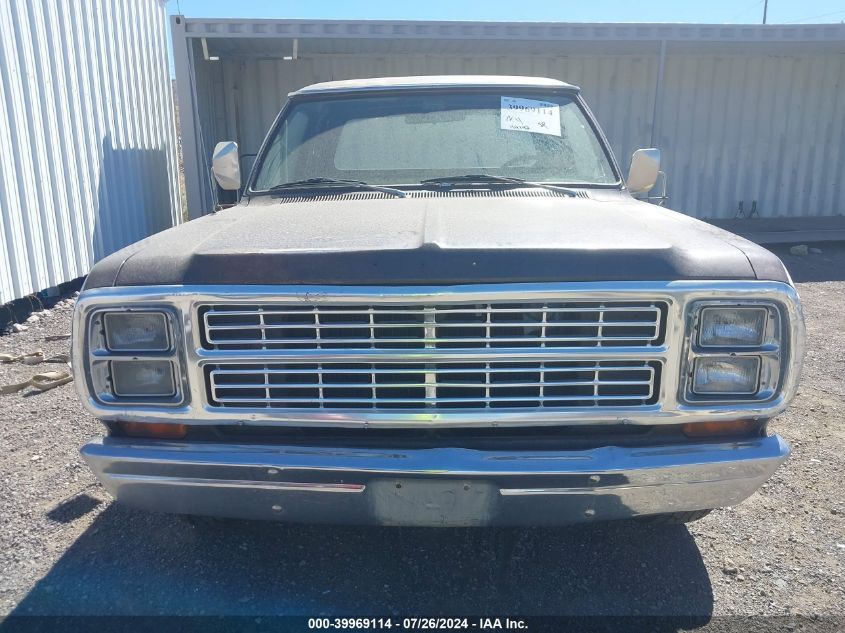 D27JF9C102653 1979 Dodge D150