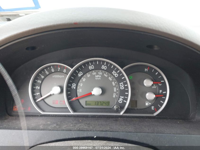 2008 Kia Sorento Lx VIN: KNDJD735685829677 Lot: 39969167