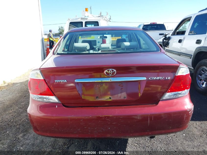 2005 Toyota Camry Le VIN: 4T1BE32KX5U030466 Lot: 39969200