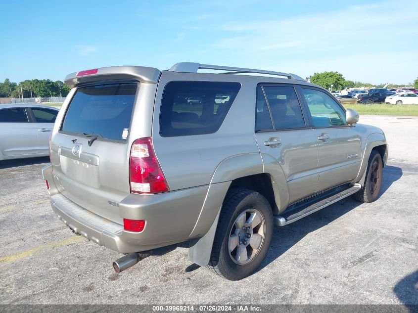 2004 Toyota 4Runner Limited V8 VIN: JTEBT17R240037112 Lot: 39969214