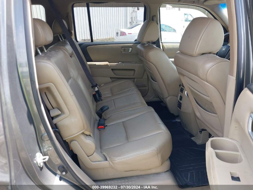 2009 Honda Pilot Ex-L VIN: 5FNYF38629B001872 Lot: 39969232