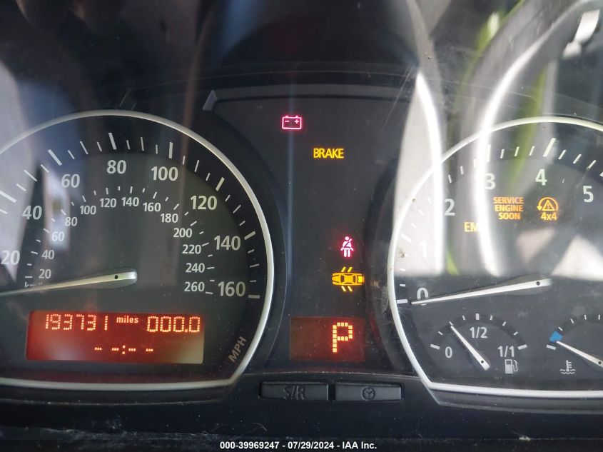 2007 BMW X3 3.0Si VIN: WBXPC93427WF07813 Lot: 39969247