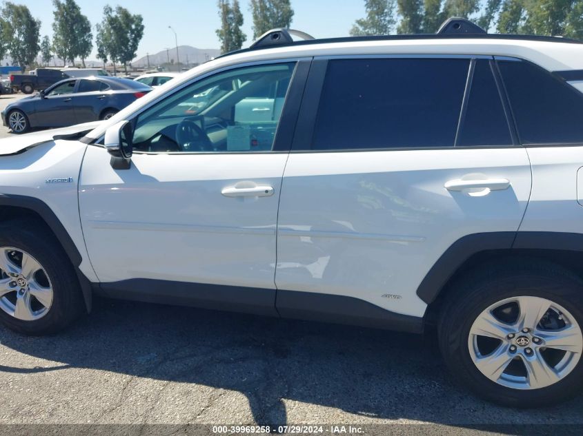 2021 Toyota Rav4 Hybrid Xle VIN: 2T3RWRFV8MW109272 Lot: 39969258