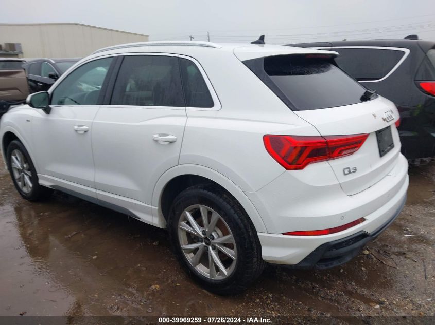 2023 Audi Q3 Premium S Line 45 VIN: WA1DECF37P1089358 Lot: 39969259