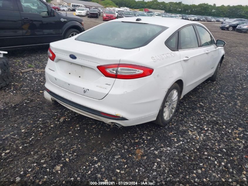 2013 Ford Fusion Se Hybrid VIN: 3FA6P0LU0DR298436 Lot: 39969261