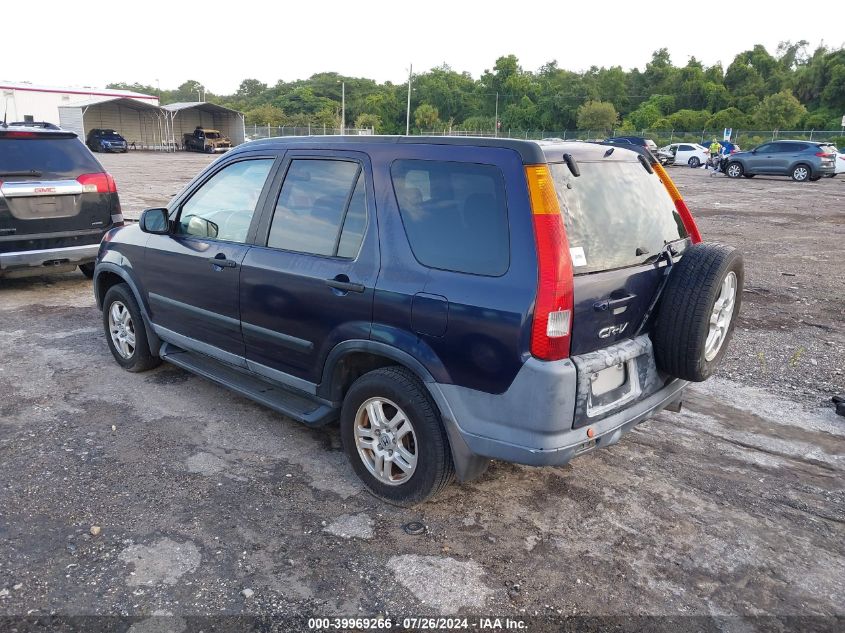 2003 Honda Cr-V Ex VIN: SHSRD788X3U119722 Lot: 39969266