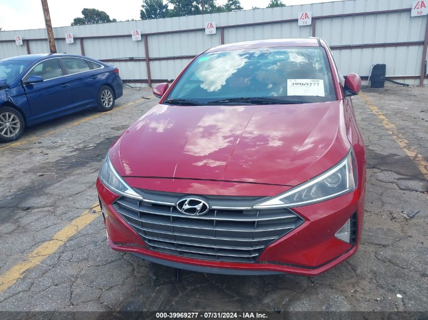 2019 Hyundai Elantra Sel VIN: 5NPD84LF0KH409817 Lot: 39969277