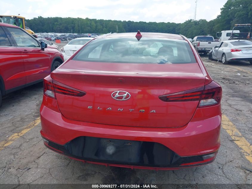 2019 Hyundai Elantra Sel VIN: 5NPD84LF0KH409817 Lot: 39969277