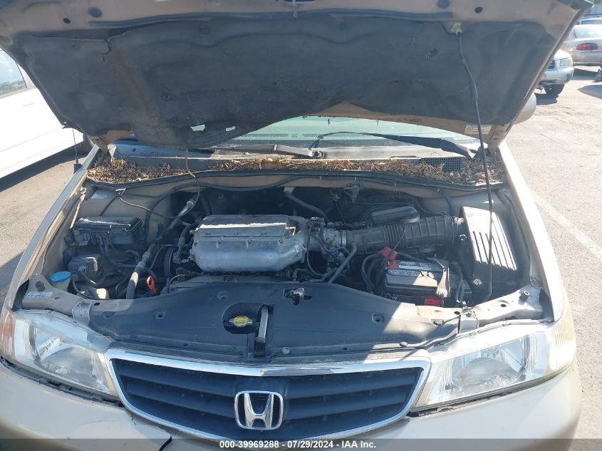 2002 Honda Odyssey Exl VIN: 5FNRL18042B028767 Lot: 39969288