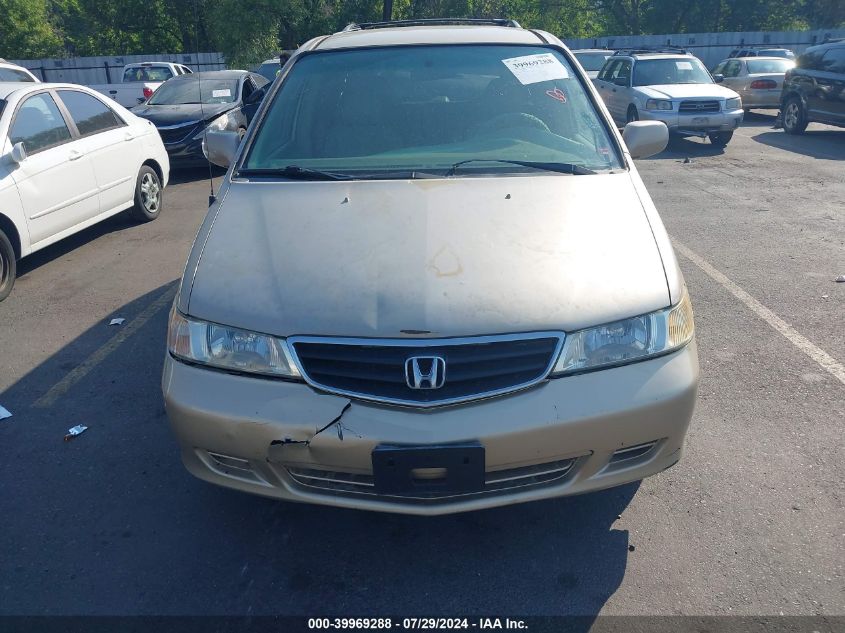 2002 Honda Odyssey Exl VIN: 5FNRL18042B028767 Lot: 39969288