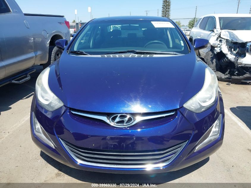 2014 Hyundai Elantra Se VIN: 5NPDH4AE7EH535378 Lot: 39969330