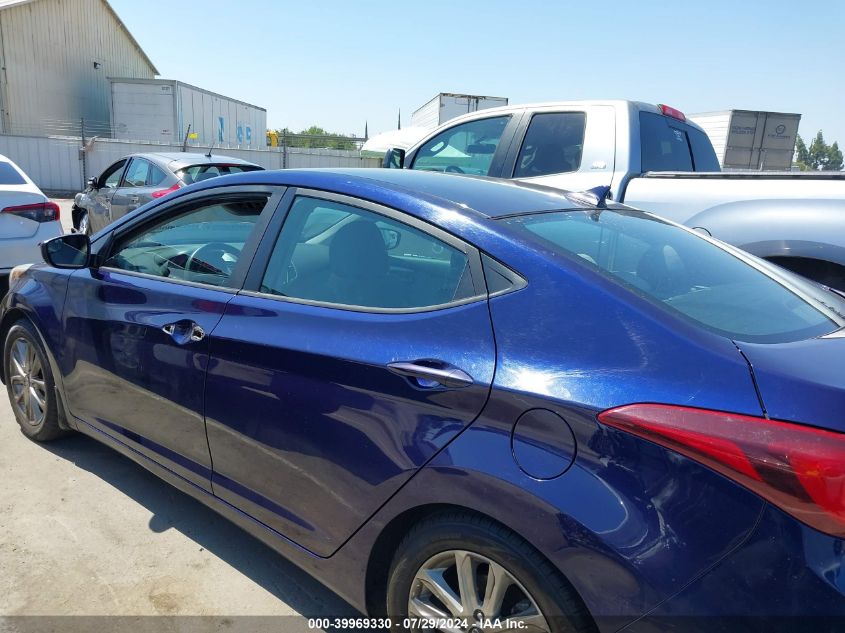 2014 Hyundai Elantra Se VIN: 5NPDH4AE7EH535378 Lot: 39969330