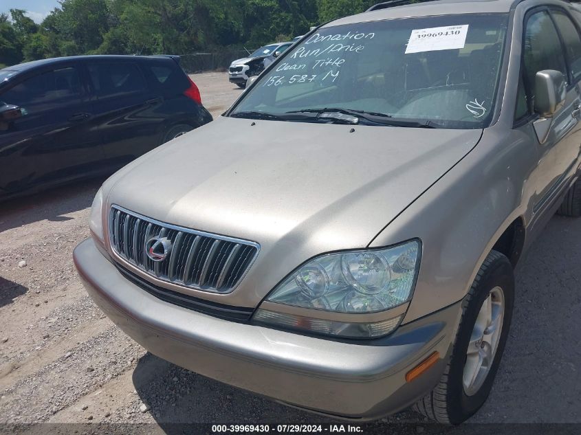 2001 Lexus Rx 300 VIN: JTJHF10U710171370 Lot: 39969430