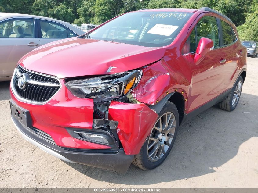 2018 Buick Encore Sport Touring VIN: KL4CJ2SB0JB606063 Lot: 39969533