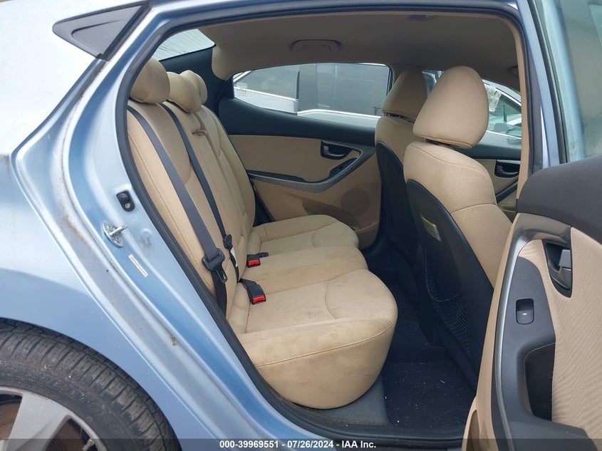 2012 Hyundai Elantra Gls (Ulsan Plant) VIN: KMHDH4AE7CU459627 Lot: 39969551