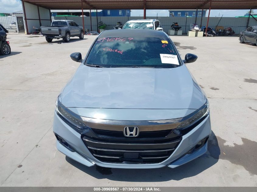 1HGCV1F36MA122613 2021 Honda Accord Sport