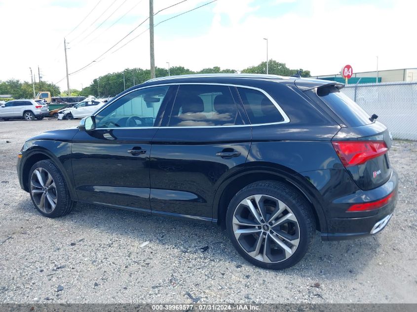 2020 Audi Sq5 Premium Tfsi Quattro Tiptronic VIN: WA1A4AFY8L2013299 Lot: 39969577