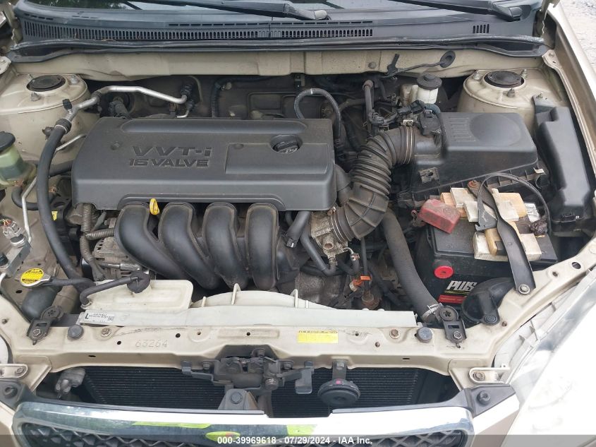 2008 Toyota Corolla Ce/Le/S VIN: 2T1BR32E48C867492 Lot: 39969618