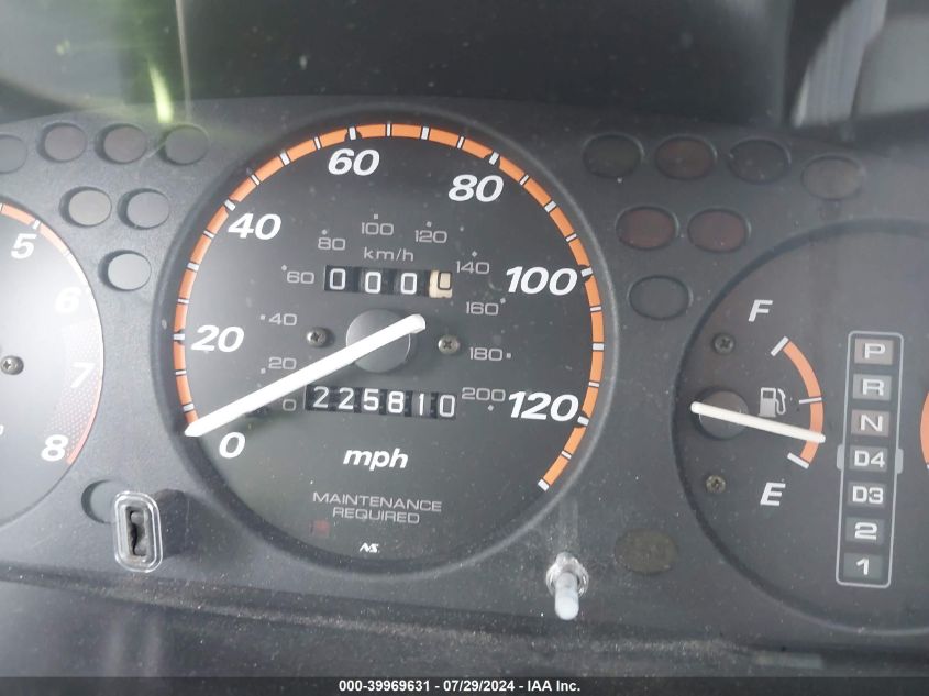 1998 Honda Cr-V Ex VIN: JHLRD1865WC058917 Lot: 39969631