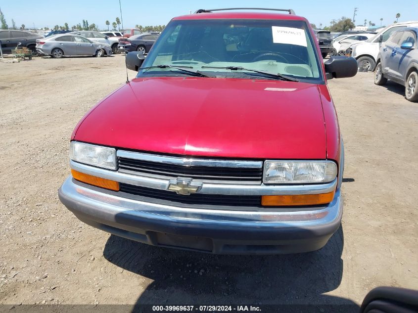 1999 Chevrolet Blazer Ls VIN: 1GNCS13WXX2197052 Lot: 39969637