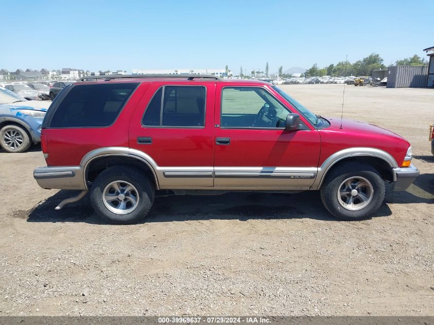 1GNCS13WXX2197052 1999 Chevrolet Blazer Ls