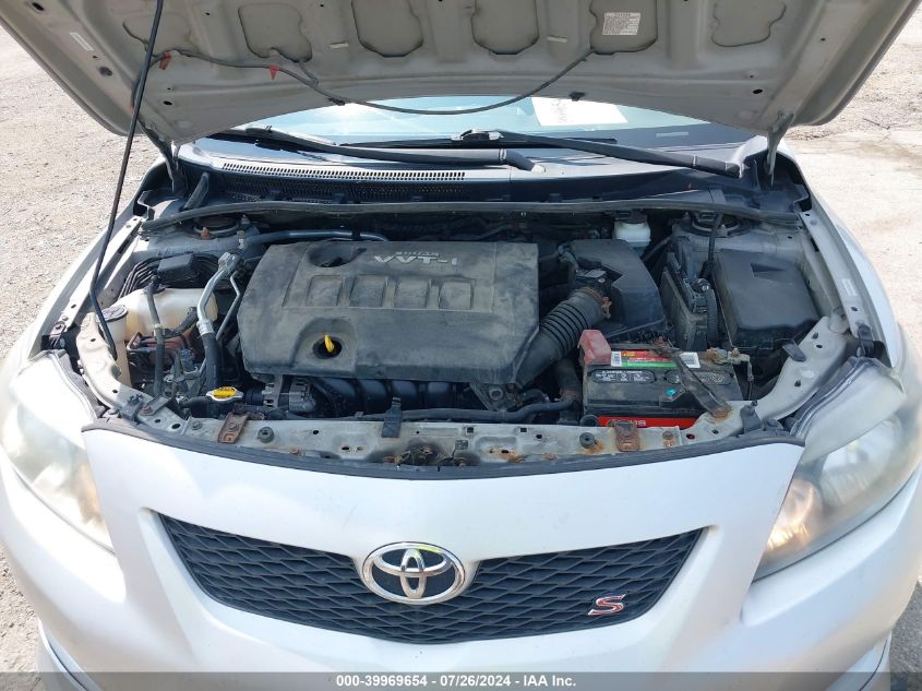 2009 Toyota Corolla S VIN: 1NXBU40EX9Z107722 Lot: 39969654