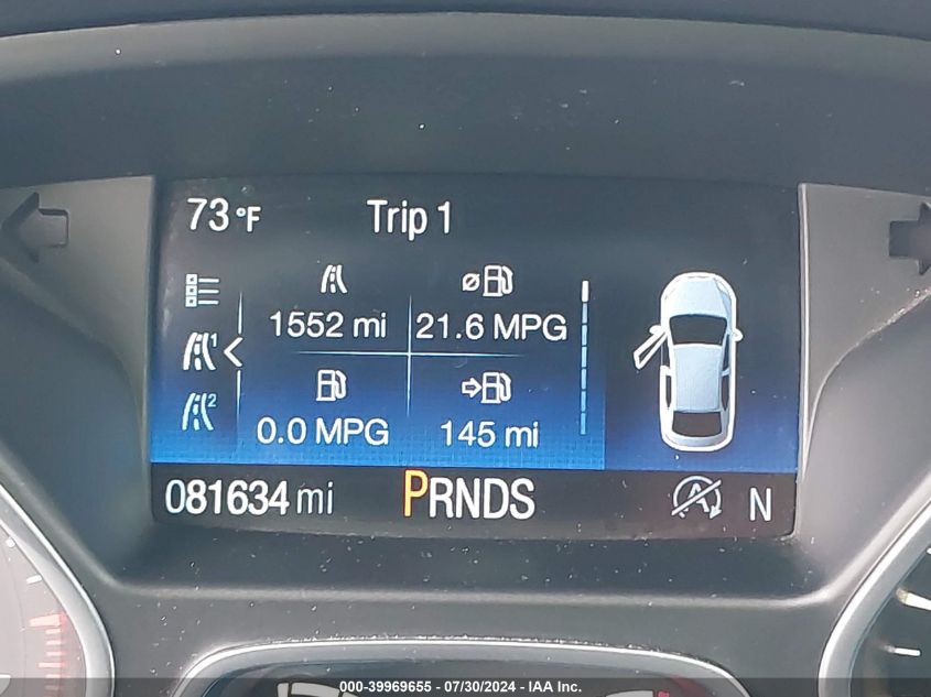 2019 FORD ESCAPE TITANIUM - 1FMCU9J96KUA69320