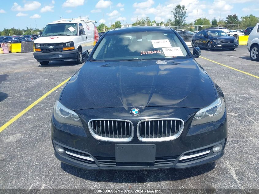 2016 BMW 528I VIN: WBA5A5C51GG349531 Lot: 39969671