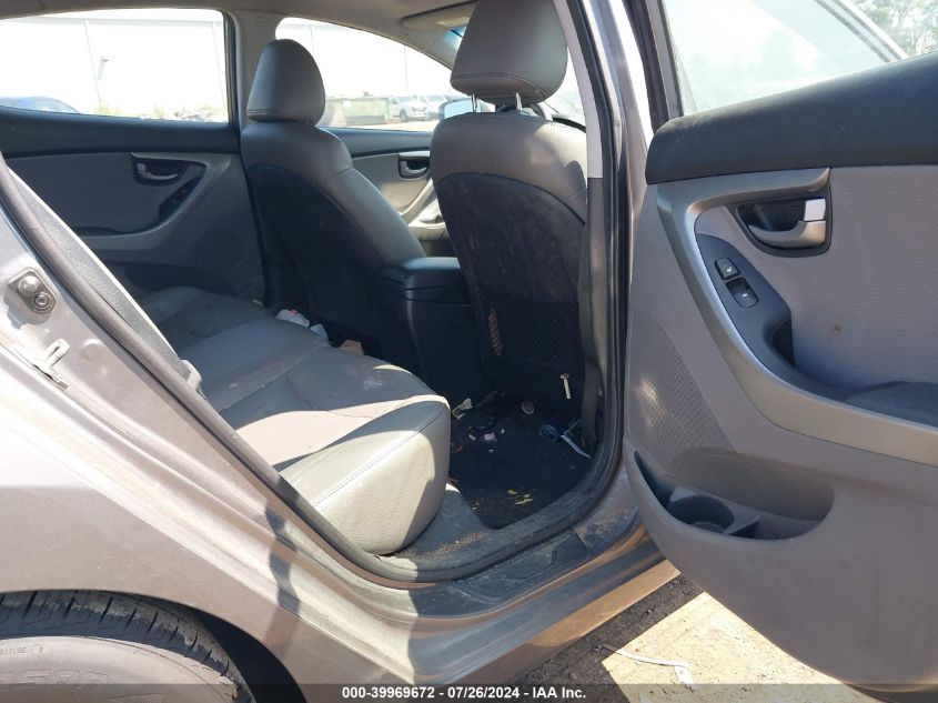 2012 Hyundai Elantra Limited VIN: 5NPDH4AE0CH111280 Lot: 39969672