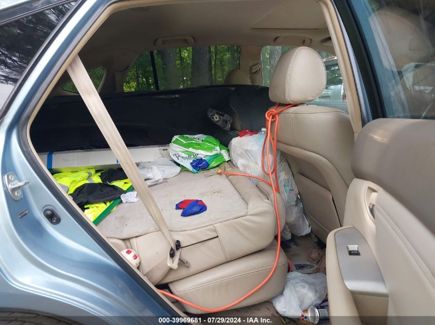 2007 Lexus Rx 350 VIN: 2T2HK31U07C038808 Lot: 39969681