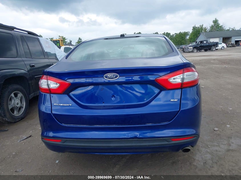 2014 Ford Fusion Se VIN: 3FA6P0H70ER148542 Lot: 39969699