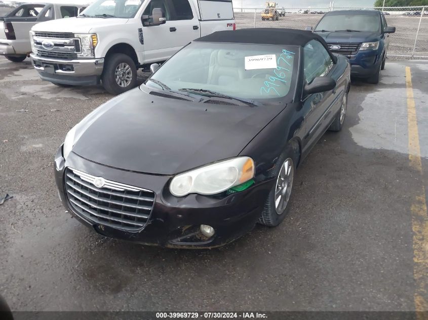 2004 Chrysler Sebring Limited VIN: 1C3EL65R24N243099 Lot: 39969729