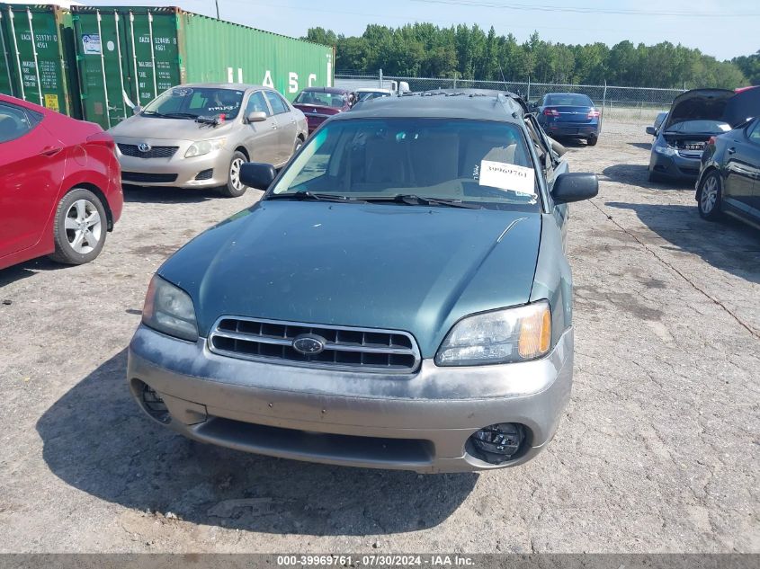2001 Subaru Legacy Outback VIN: 4S3BH665X17610424 Lot: 39969761