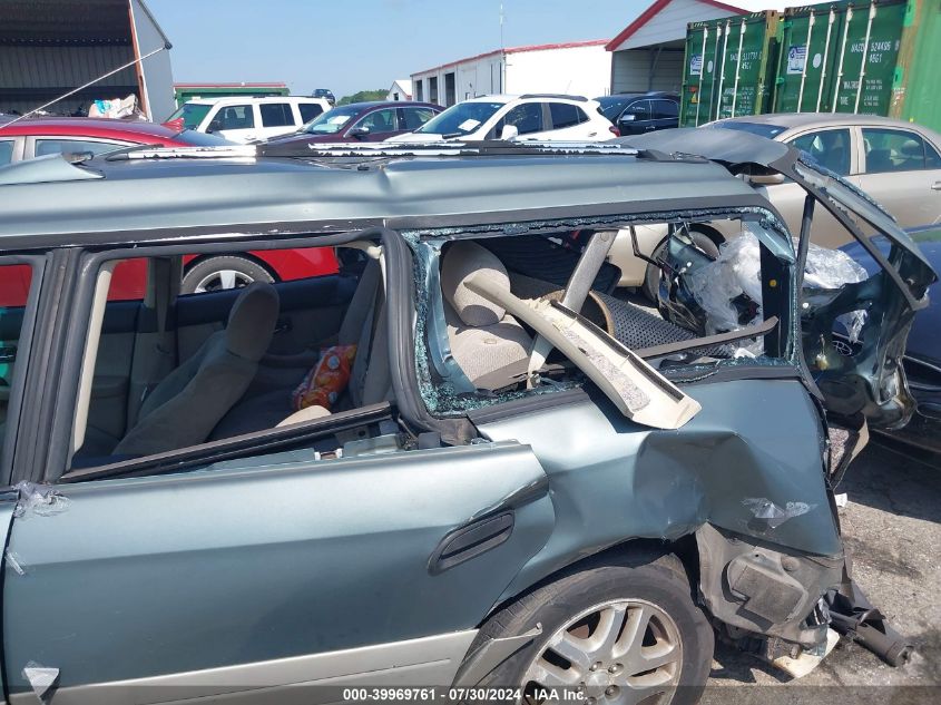 2001 Subaru Legacy Outback VIN: 4S3BH665X17610424 Lot: 39969761