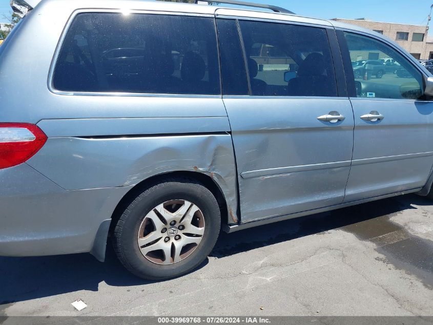 2006 Honda Odyssey Ex-L VIN: 5FNRL38716B033133 Lot: 39969768