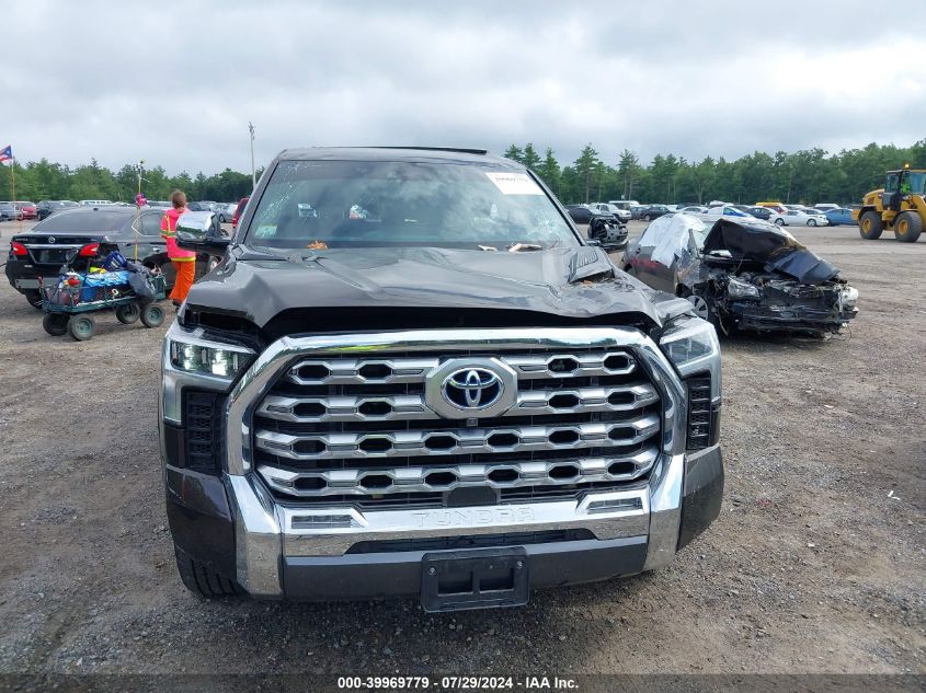 2022 Toyota Tundra Hybrid 1794 Edition VIN: 5TFMC5DB9NX002538 Lot: 39969779