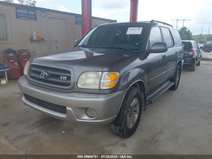 2004 Toyota Sequoia Sr5 V8 VIN: 5TDZT34A24S205678 Lot: 39969781