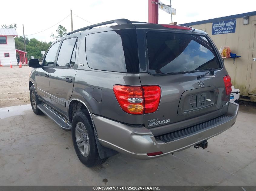 2004 Toyota Sequoia Sr5 V8 VIN: 5TDZT34A24S205678 Lot: 39969781