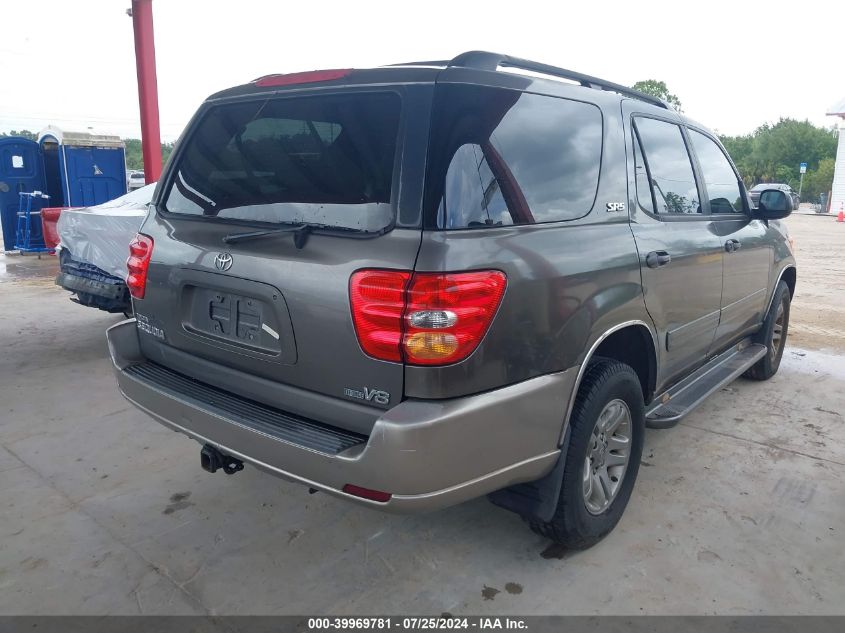 2004 Toyota Sequoia Sr5 V8 VIN: 5TDZT34A24S205678 Lot: 39969781