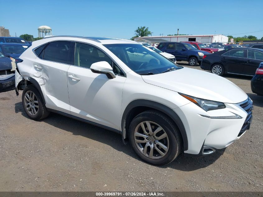 VIN JTJBARBZ0F2006493 2015 Lexus NX, 200T no.1