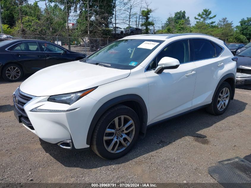 VIN JTJBARBZ0F2006493 2015 Lexus NX, 200T no.2