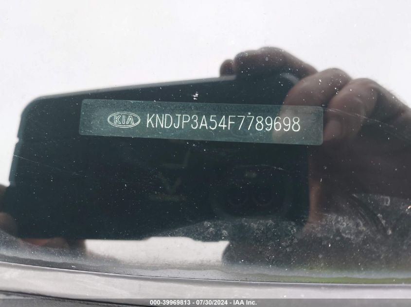 VIN KNDJP3A54F7789698 2015 KIA SOUL no.9