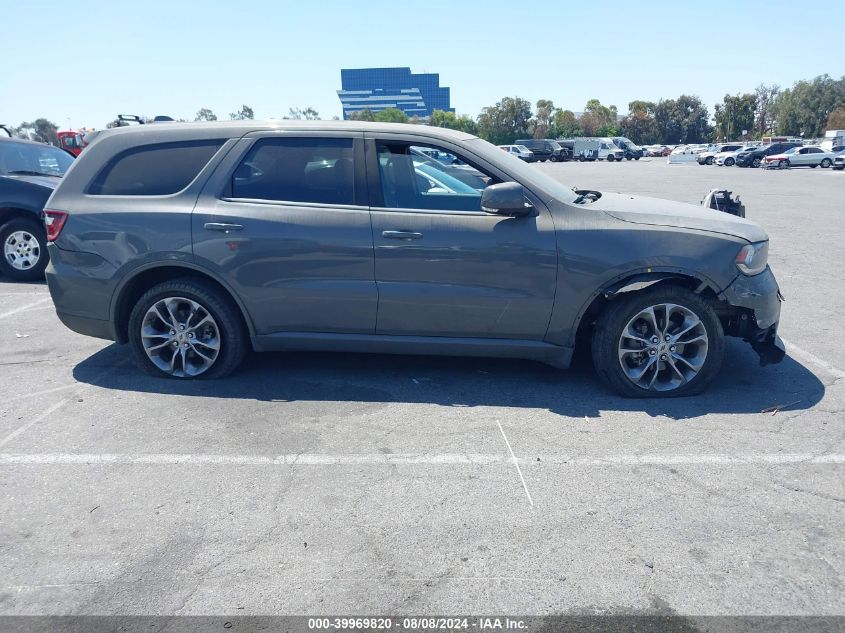 2020 Dodge Durango Gt Plus Rwd VIN: 1C4RDHDG4LC259983 Lot: 39969820