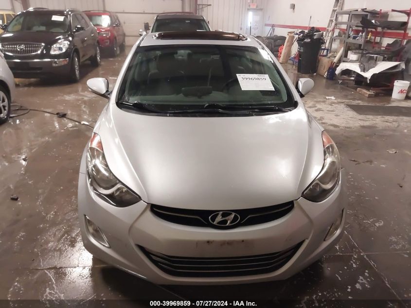 2013 Hyundai Elantra Limited VIN: KMHDH4AE4DU595263 Lot: 39969859