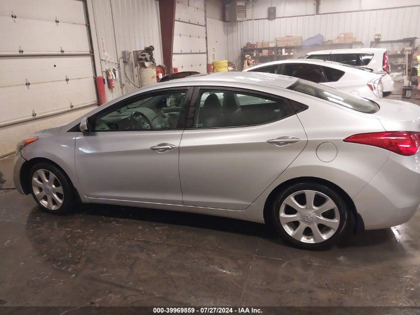 2013 Hyundai Elantra Limited VIN: KMHDH4AE4DU595263 Lot: 39969859