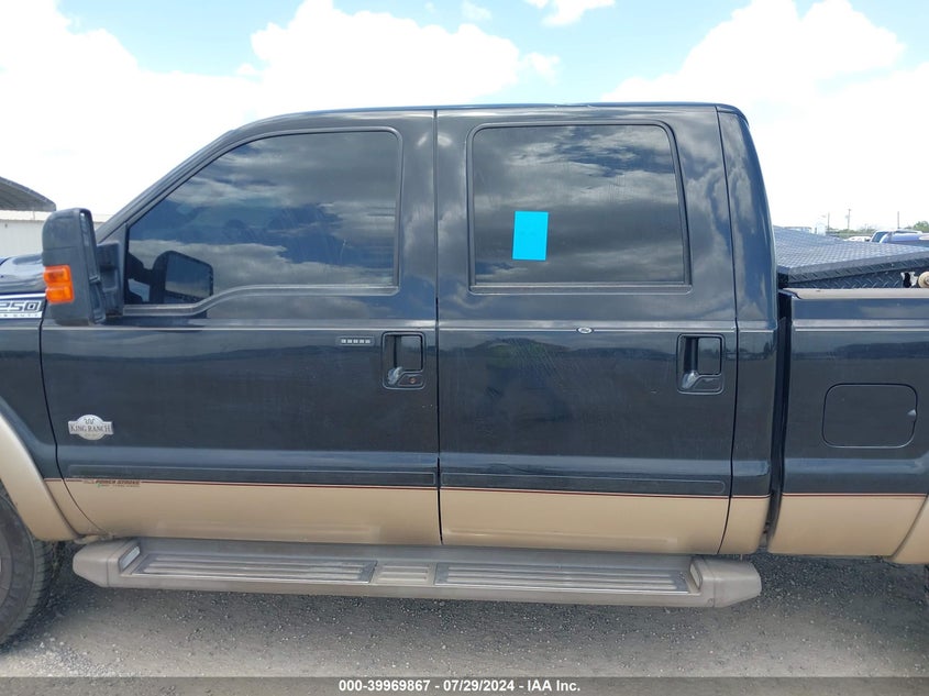 2013 FORD F-250 LARIAT - 1FT7W2BT3DEB40441