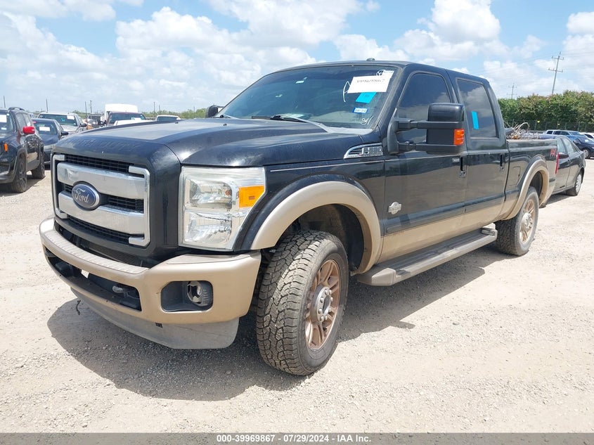 2013 FORD F-250 LARIAT - 1FT7W2BT3DEB40441